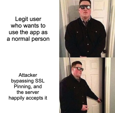 SSL Pinning flow diagram