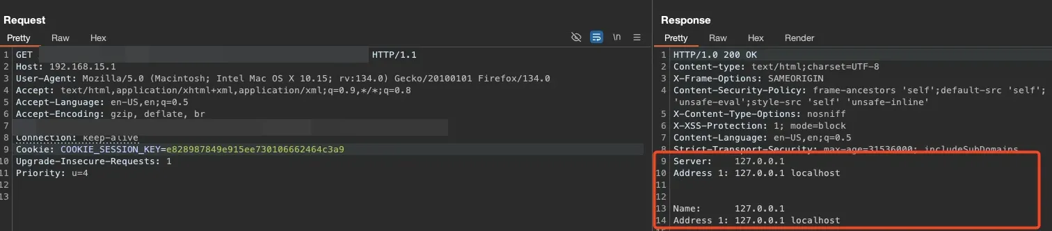 ping_result showing truncated output due to application filtering