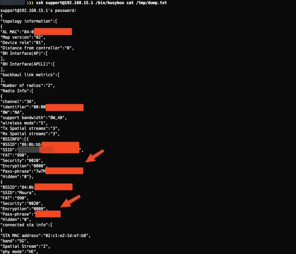 dump.txt additional network configuration entries